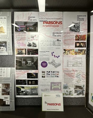 Parsons Interior Design Program Featured in Exhibition at New York Port Authority